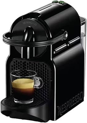 De'Longhi Inissia EN80.B - Cafetera monodosis de cápsulas Nespresso, 19 bares, apagado automático, color negro