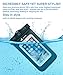 Voxkin Premium Quality Universal Waterproof Case with Armband, Compass, Lanyard - Best Water Proof, Dustproof, Snowproof Pouch Bag for iPhone 12 Pro Max, 12 Mini, S21 Ultra, S20, OnePlus 8, Pixel 5