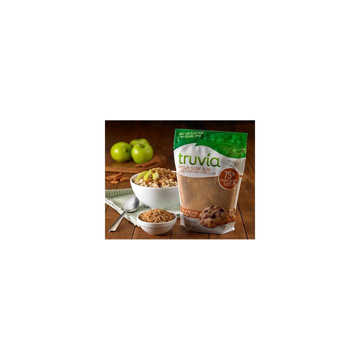 Truvia Brown Sugar Blend, Mix of Natural Stevia Sweetener and Brown