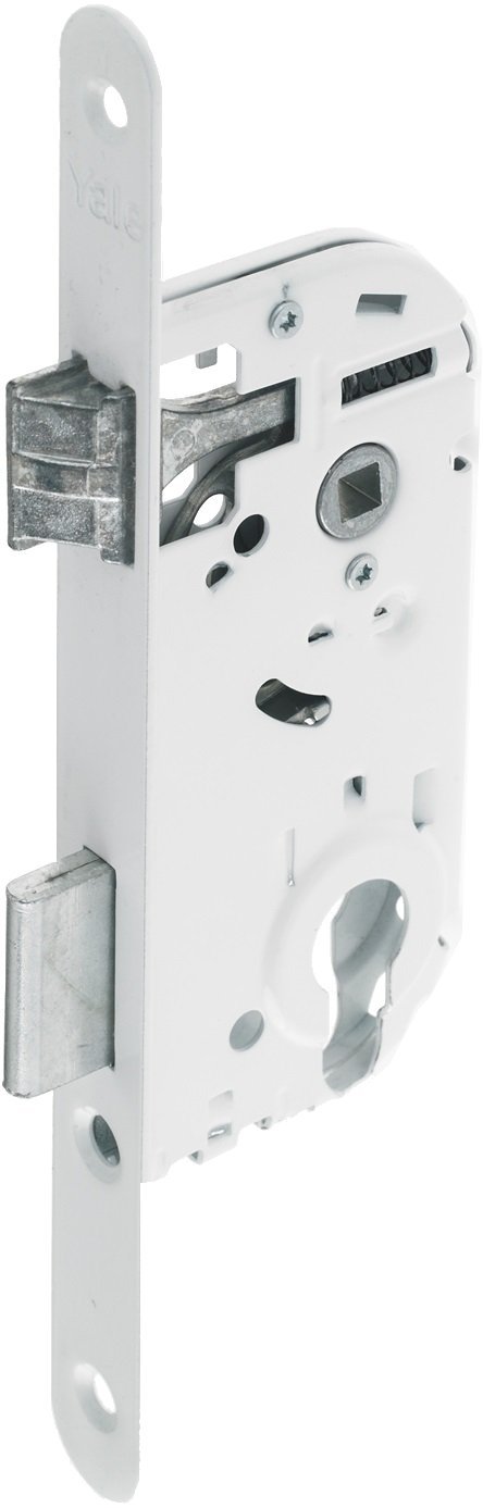 Yale Recessed Lock Cylinder Hole, Axle 40 mm, Box 135 mm – Y50R-A40/B – Reversible Bolt, Headrest Round Ends – Entrance, Service Door, Sensitive Premises – Without Strike – Lock
