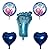 BABY SHOWER Decorations for BOY â€“ Decoration Set â€“ ITâ€™S A BOY Banner, Large Balloons, Blue & White Pom Pom Flowers, Honeycomb Balls, Tassels, Fans â€“ Cute All in One Party Decor Wall Kit!