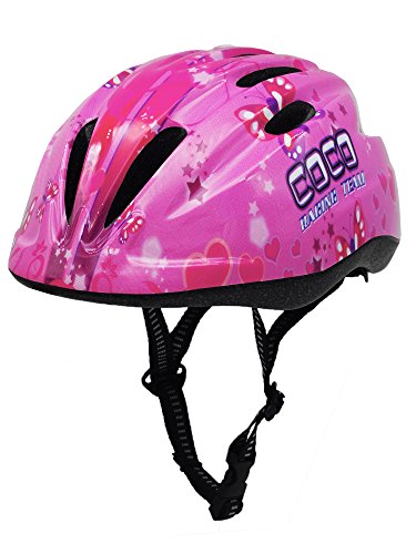 BeBeFun Pink Girl Toddler and Kids Multi-Sport Bike super lightweight  Helmet (Violet)