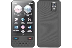TILIBRA Language Translator Device,2024 Latest Two-Way Language Translator in 138 Languages, Online/Offline/AI/Voice/Photo Translation, Standy 240H, Portable Instant Translator for Business,Study & Travel