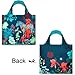LOQI Forest Collection Pouch Reusable Bags, Multicolored, Set of 4