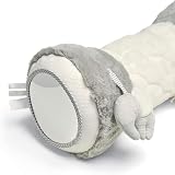 Mamas & Papas Tummy Time Roll Interactive Soft Baby Pillow Grey view 4