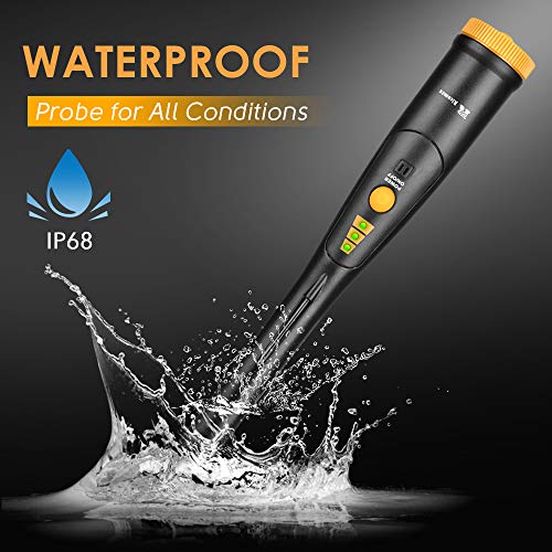 RM RICOMAX Pinpointer Metal Detector - Portable Metal Detector 2019 New [3 LED Range Indicators & Buzzer Vibration Sound] Treasure Hunt Pinpoint Metal Detector for Adults & Kids Lightweight