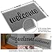 ANKO PVC Super Absorbent Outdoor Welcome MAT(30x18 inches) – Non-Slip Net Backing, Heavy Duty, Waterproof, Easy Clean, Low Profile Mat for Entry, Dust Trapper, Eco-Friendly