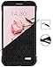 LG Stylo 3 Case, LG Stylo 3 Plus Case, LG Stylus 3 Case, BENTOBEN Glitter 2 in 1 Hybrid Hard PC Laminated with PU Leather Shockproof Protective Case for LG Stylo 3/Stylo 3 Plus/LG LS777, Rose Gold
