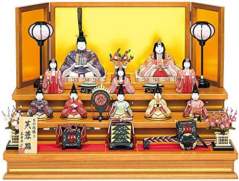 雛人形 木目込み人形 真多呂作 芙蓉雛10人飾り 段飾り コンパクト 木目込み おしゃれ 新品未使用 おひなさま お雛様 ミニ ひな人形 かわいい