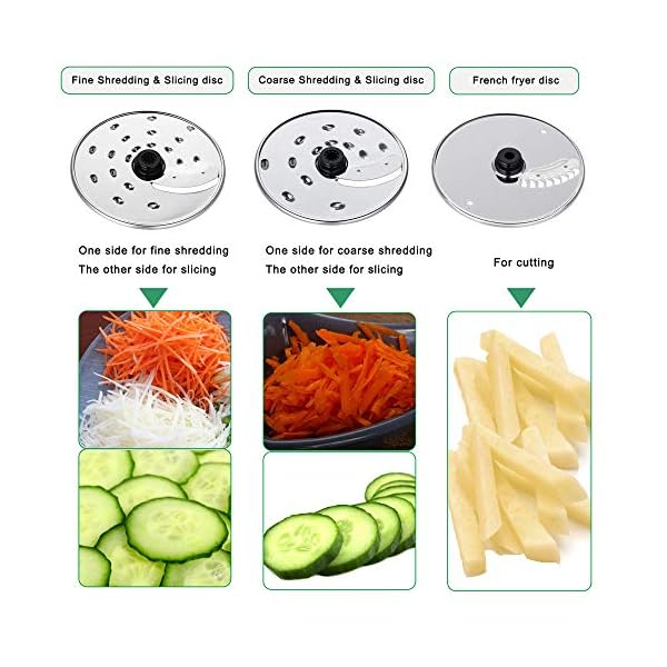 Food-Processor-Food-Mixer-and-Processor-Multifunctional-Kitchen-Food-Blender-Vegetable-Chopper-Grinder-with-Egg-Whisk-TopStrong-1100W-32L15L Food Processor, TopStrong 11-in-1 food processor and blender with Chopping Blending Kneading Grinding Whisking Juicing…