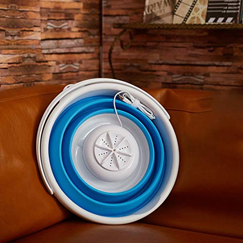 Portable Mini Turbo Washing Machine with Foldable Tub Compact