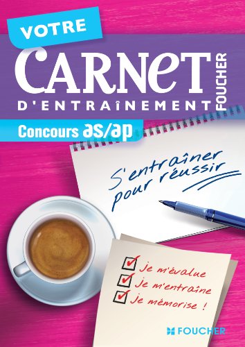 Votre carnet d'entraînement, concours as-ap