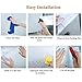 Housolution Refraction Privacy Window Films, No-glue Static Privacy PVC Window Films Non-adhesive Frosted Glass Sticker Heat Control Anti UV Protective Cover for Home, Diamond Cutting (78.7 x 17.7 IN)