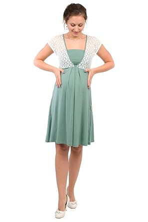 Viva la Mama - Elegantes Umstandskleid, Stillkleid mit Rückenausschnitt - Juliette