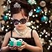 Utopiat Flapper Costume Jewelry Set-Audrey Hepburn Style Bridal Pearl Jewelry Set (3-6 years)