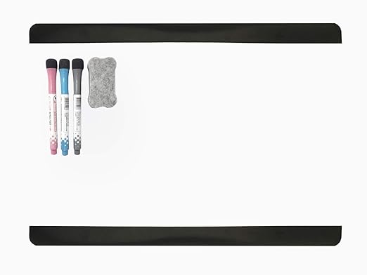 Villexun Pizarra Blanca magnética A3 de borrado en seco Imán para ...