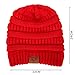 Laho Unisex Trendy Warm Chunky Soft Stretch Cable Knit Hat Slouchy Skully Beanie Cap