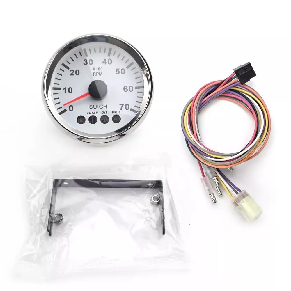 Photo 1 of White Multifunction Tachometer Compatible with Suzuki DF115 DF140 Outboard Engin Fit for 34200-93J14