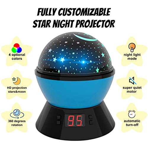 image for MOBIUS Toys Star Sky Night Lamp and Night Light for Kids, 360 Degree R
