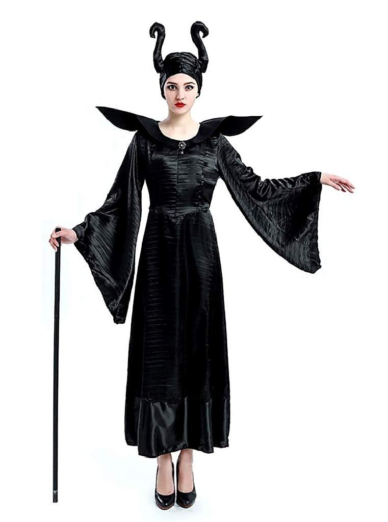 EVRYLON Costume maleficent witch carnival evil maleficent sleeping beauty size xl