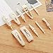 habibee 10Pcs Pearl Hair Clips Non-Slip Artificial Pearl Barrettes Bobby Pins Snap Clips Bling Hairpins Decorative Hairgrip Fashion Accessories for Women Ladies Girls