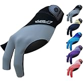 YEUEK CPBA Billiards Glove 3 Finger Pool Glove for Left Hand, Durable Double Stitched, Snooker Cue Sport Glove Popular Sizes for Men &amp; Women
