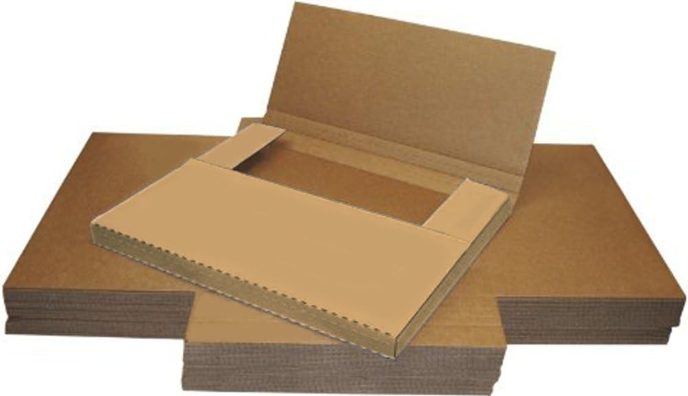 25 Cardboard LP Sleeve Box 171/8" x 141/8" Variable Depth Outer
