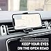 Macally Car Vent Phone Mount, [Universal Design] Clip Cell Phone Holder for Car - Universal Air Vent Phone Mount for Car - Easy Clamp Cradle in Vehicle Compatible with Apple iPhone Android Smartphone