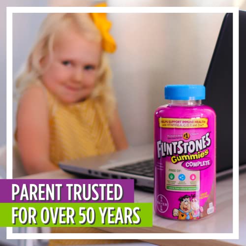 Flintstones Vitamins Complete Gummies, Kids Vitamins with Vitamin C for