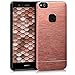 kwmobile Case for Huawei P10 Lite - Durable Shockproof Aluminum Protective Smartphone Back Cover - Rose Gold