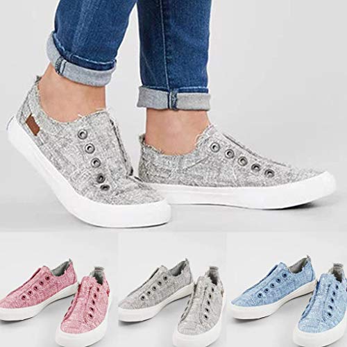 image for HAALIFE Shoes HAALIFE◕‿Womens Canvas Shoes Flat Sports Running Sho