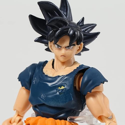 Anime DB Son Goku Ultra Instinct Sign Exclusive Color Edition SHF Action  Figure PVC Statue Collection Model To