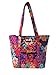 Vera Bradley Villager with Solid Interiors (Floral Fiesta with Black Interior)