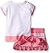 adidas Baby Girls' Top and Skort Set, White, 24 Months