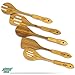 Bamboo Cooking Utensils, Wooden Spoons, Bamboo Utensil Set, Bamboo Utensils Set-Organic Bamboo Kitchen and Serving Set By Xtreme Care-5 Piece Set, Easy Grip Handle, Hanging Set, All Natural, Eco F