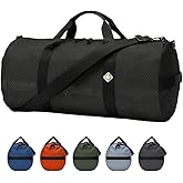 Diamond Ripstop Large Duffle Bags, Ultra Tough & Tear Resistant, Reinforced Stitching, Weatherproof, Packable Foldable Duffle Bag for Traveling (12" x 24", 44L