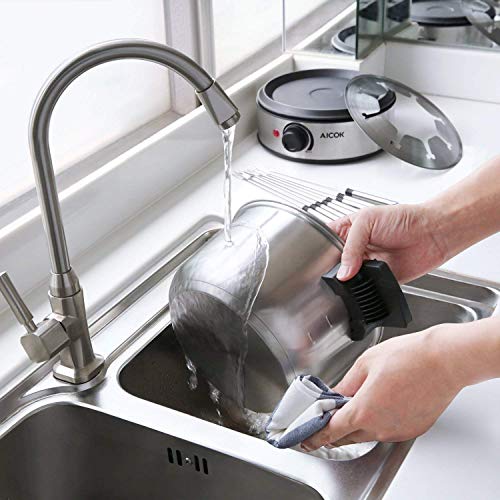 5 Electric+Stainless+Temperature+Nonstick+Interior