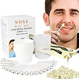 Nose Wax Kit for Men Women, Nose Hair Removal Ear