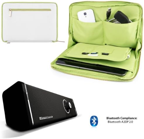 Travel Leatherette Sleeve For Samsung Galaxy Tab S 10.5 / Galaxy Tab 4 10.1 / Galaxy Tab Pro 10.1 + Bluetooth Speaker