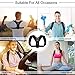 Posture Corrector for Men Women Flat Back Brace Adjustable Support Brace with 2 Pads for Upper Back Shoulder