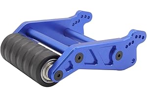ZXYRC Aluminum Alloy Wheel Head-up Adjustable Wheelie Bar for RC Car 1/8 Losi LMT Monster Truck Upgrades (Blue)