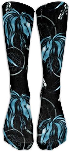 Socks Blue Horse Dreams Unisex Outdoor Sport Adult Sport Calf Long Tube Socks Stockings One Size