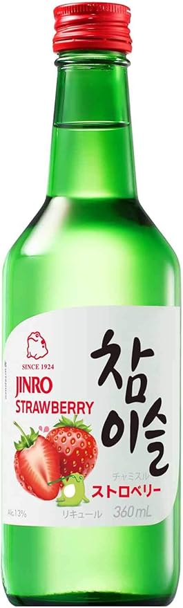 Amazon Co Jp Jinro チャミスル ストロベリー リキュール 360ml 食品 飲料 お酒
