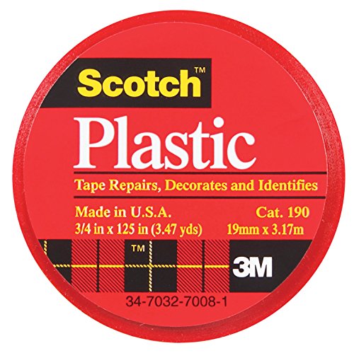 Click Here to See More Images Scotch Colored Vinyl Plastic Tape (MMM190RD)