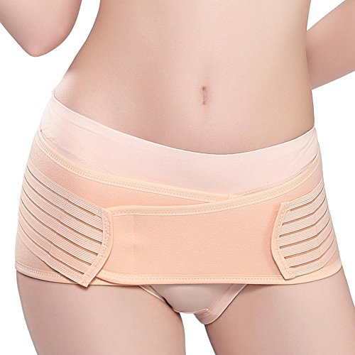 UZZO Women and Maternity Postpartum Postnatal Pregnancy Pelvis Correction Belt Post Pregnancy Recovery Shrink Hip Reducer Belt Band Wrapper Weight Loss Pelvis Recovery Belly Abdomen Slimming Belt - Thumbnail 5