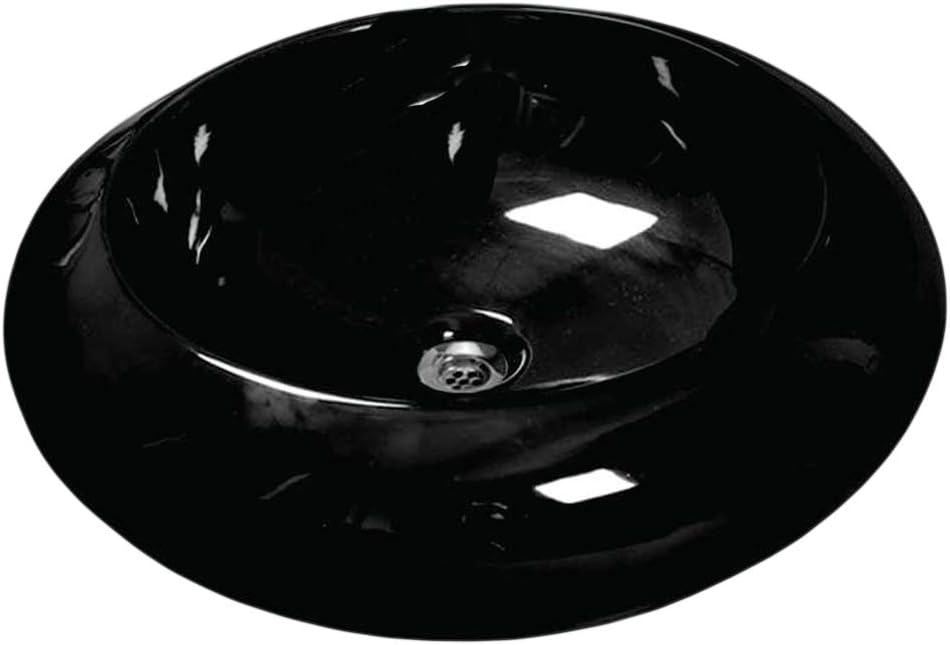 Mozio Ceramic Designer Sanitary Ware Table Top Washbasin Galaxy (Black)