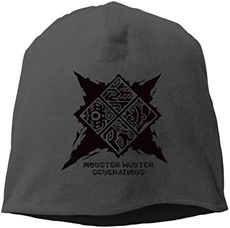 WHITECROW Unisex Knit Cap-action Role-playing Video Game Black