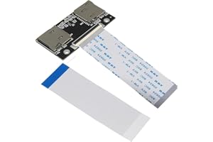 Solid State Drive Adapter Card Dual Port for SD SDXC TF to 40-pin CE/ZIF/SSD, Supports up to 1TB, Compact Metal Design for In