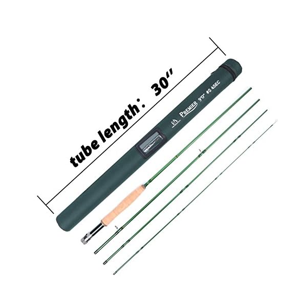 Maxcatch-3-12wt-Medium-fast-Action-Premier-Fly-Rod-IM8-Carbon-Blank-for-High-Performancewith-AA-Cork-Grip-Hard-Chromed-Guides-and-Cordura-Tube