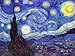 Wieco Art Starry Night Canvas Prints Wall Art by Van Gogh Classical Famous Artwork Huge Size Modern Blue Impressionist Sky Star Pictures Paintings for Living Room Bedroom Home Decorations